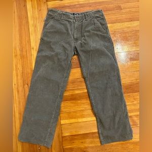 Stussy Vintage 90s Corduroy Pants Gray
